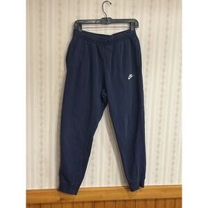 Nike Sweatpants Blue Men’s Size M Tapered Ankle Drawstring Elastic Waist